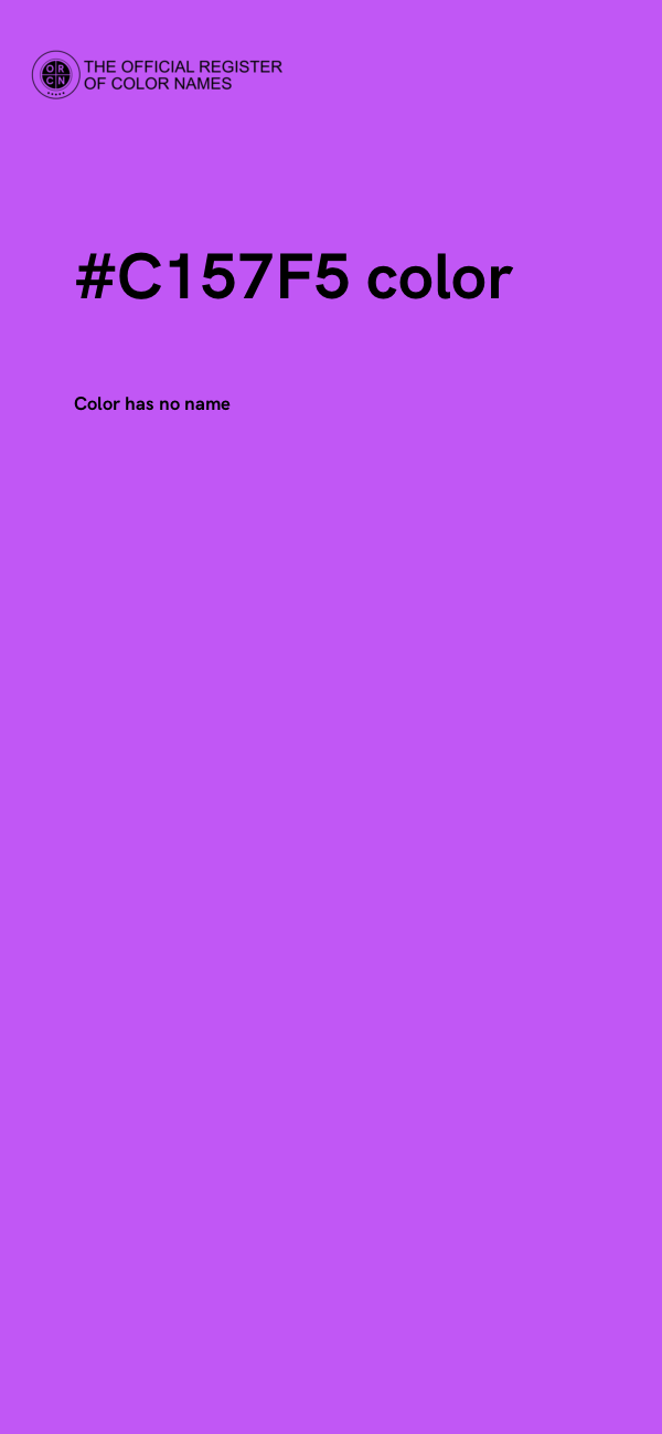 #C157F5 color image