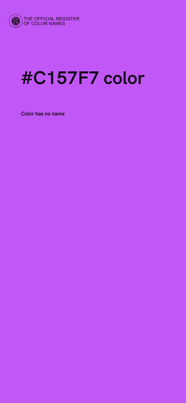 #C157F7 color image