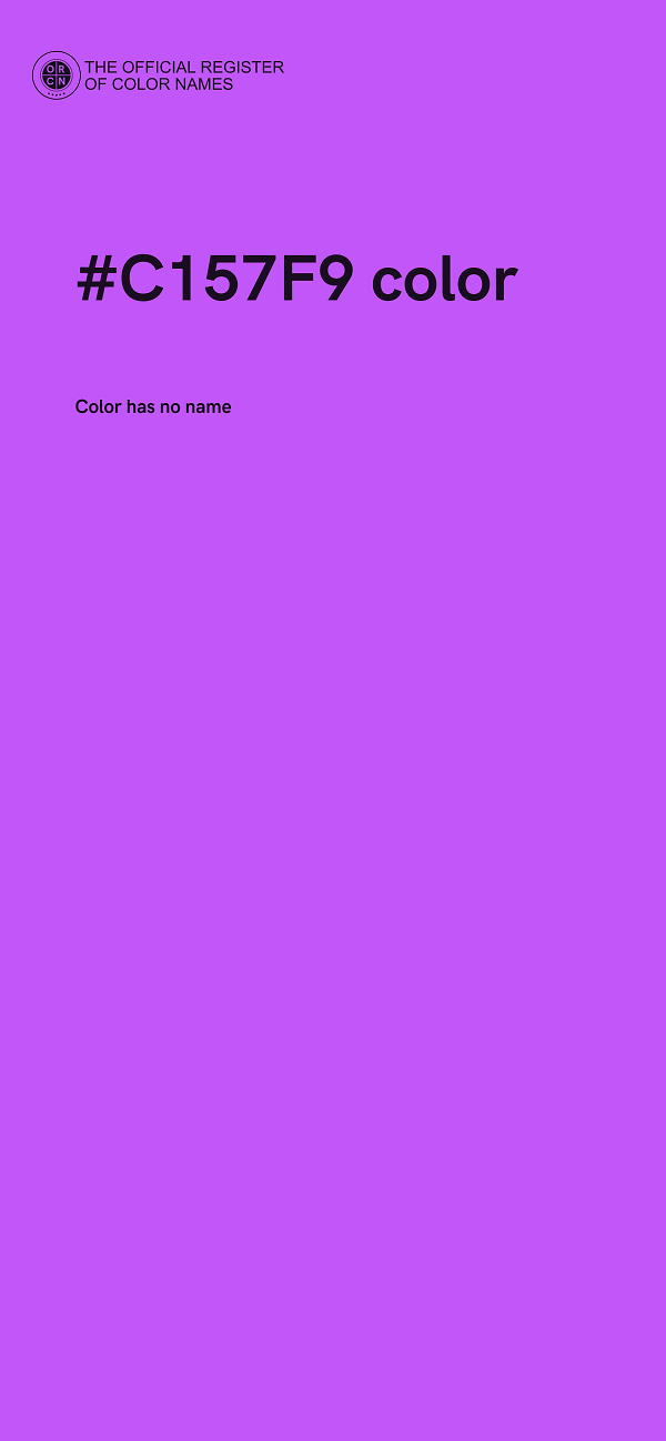 #C157F9 color image