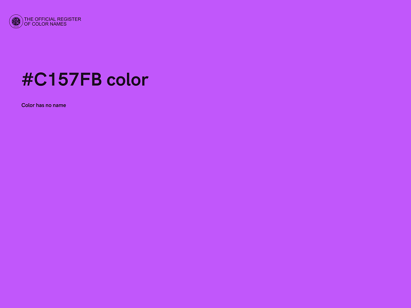 #C157FB color image