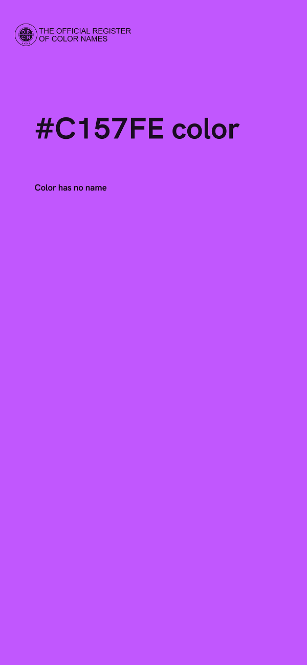 #C157FE color image