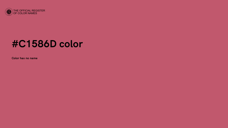 #C1586D color image