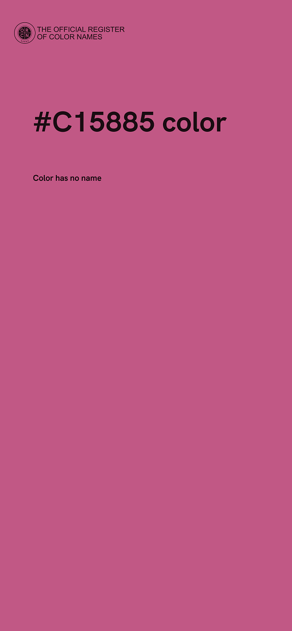 #C15885 color image