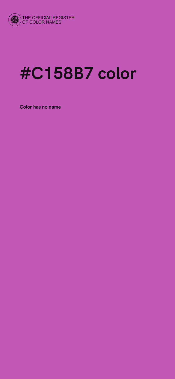 #C158B7 color image
