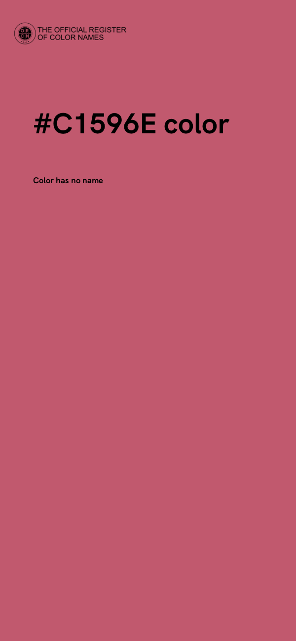 #C1596E color image
