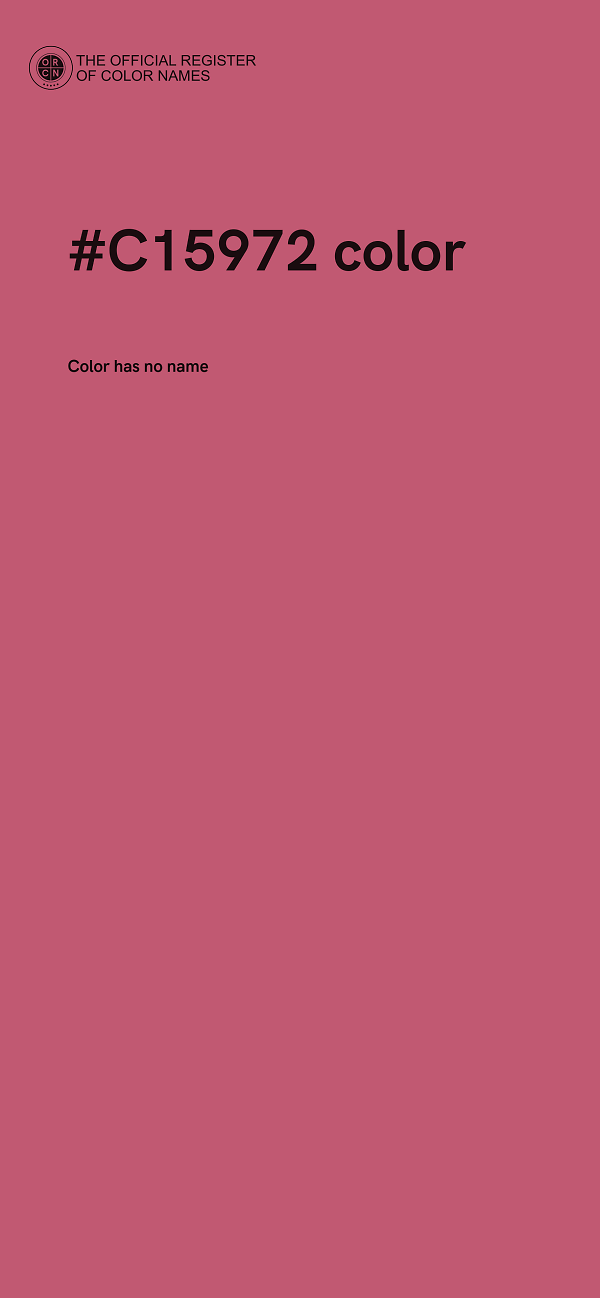 #C15972 color image