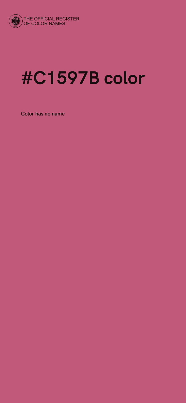 #C1597B color image