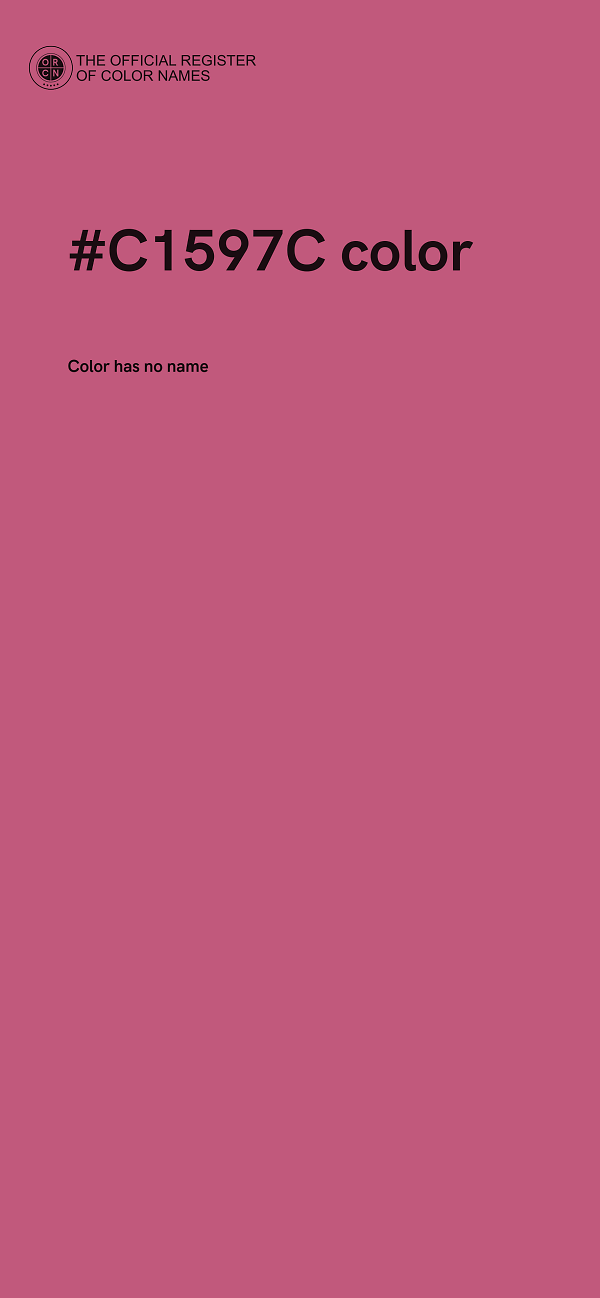 #C1597C color image