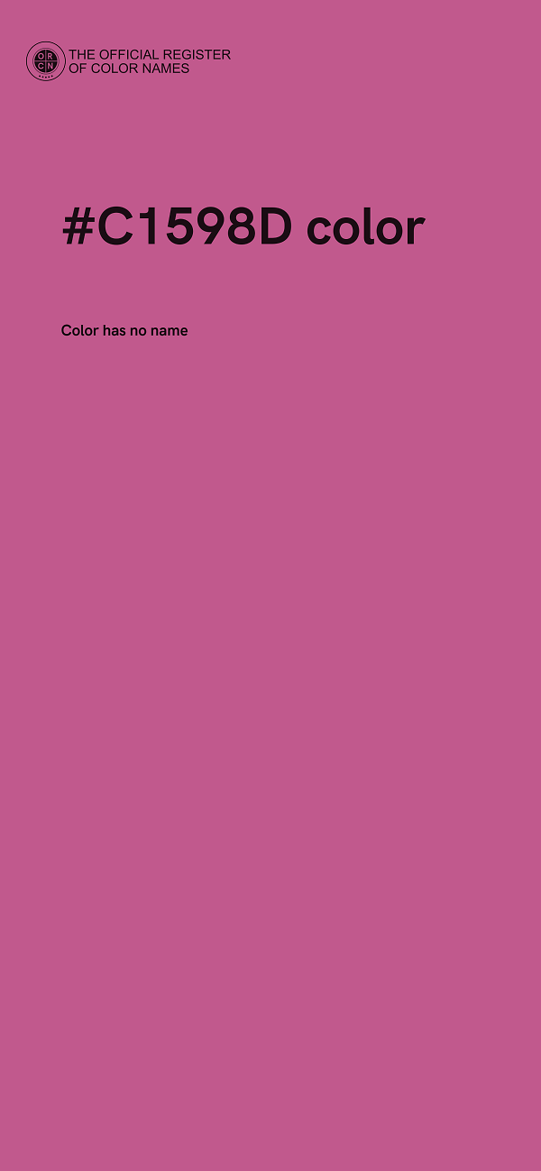 #C1598D color image