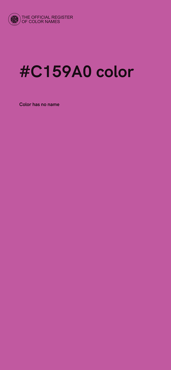 #C159A0 color image