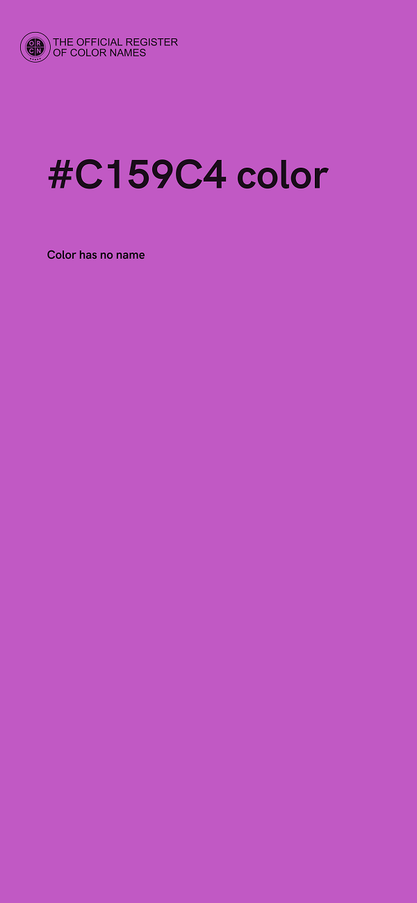 #C159C4 color image