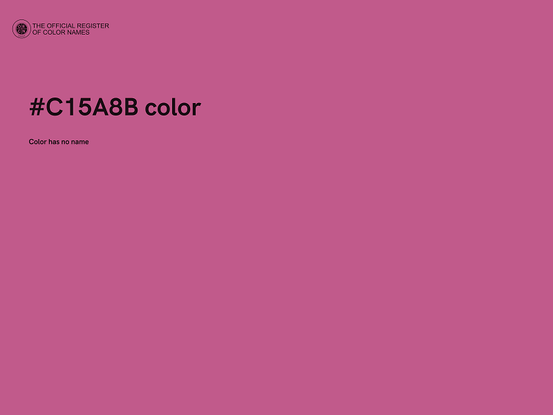 #C15A8B color image
