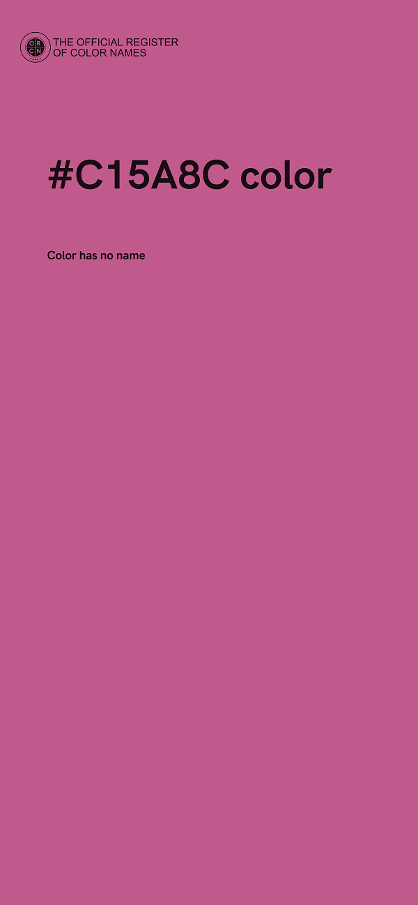 #C15A8C color image