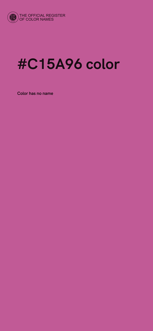#C15A96 color image