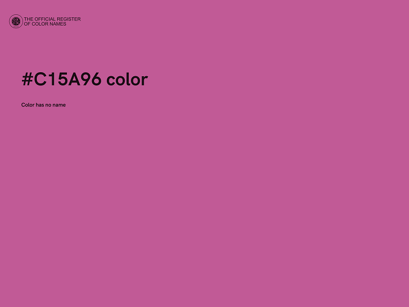 #C15A96 color image