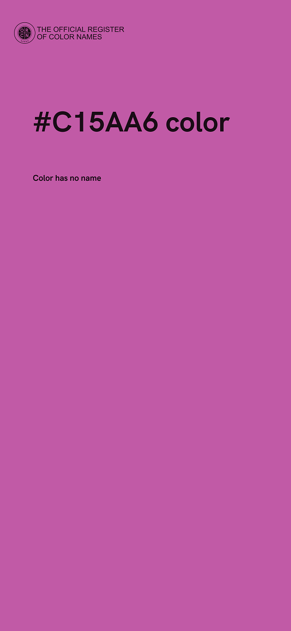 #C15AA6 color image
