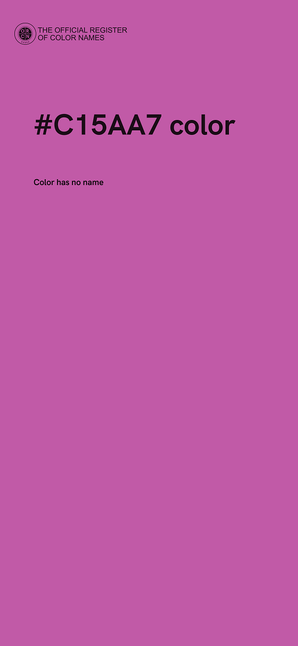 #C15AA7 color image