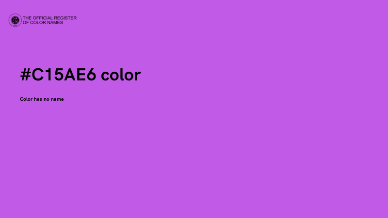 #C15AE6 color image