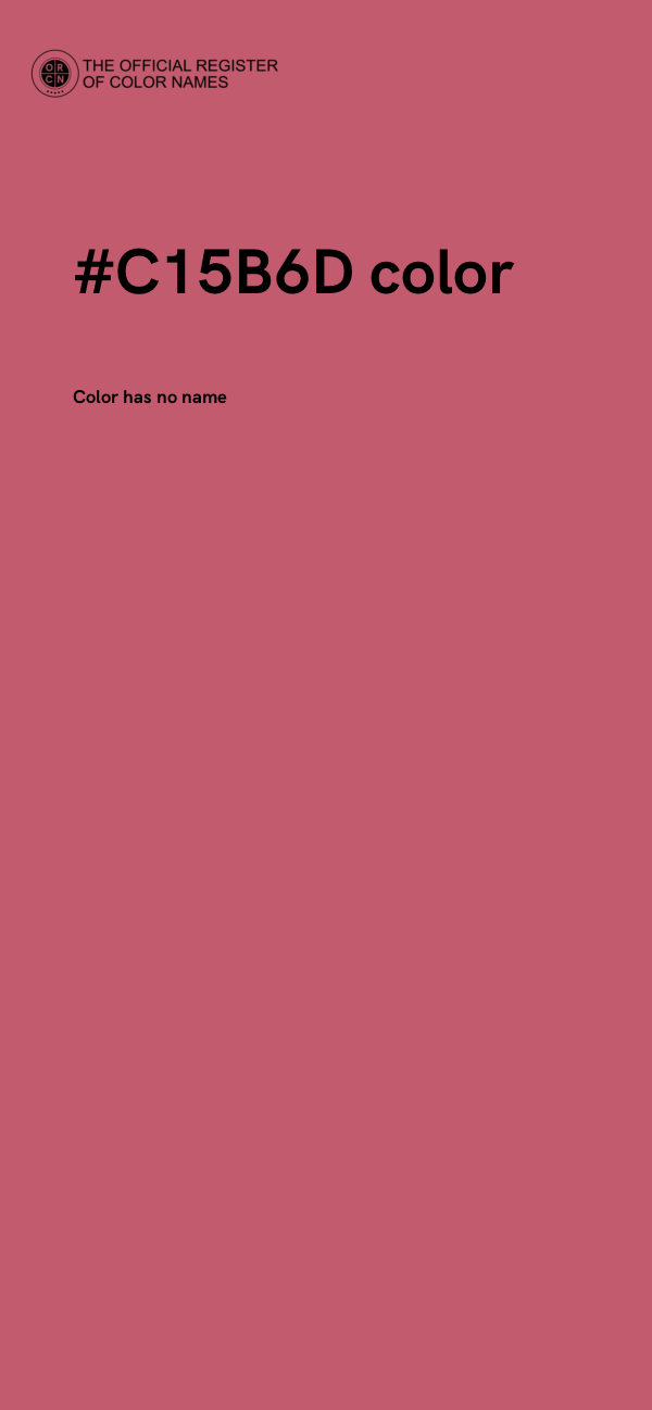 #C15B6D color image