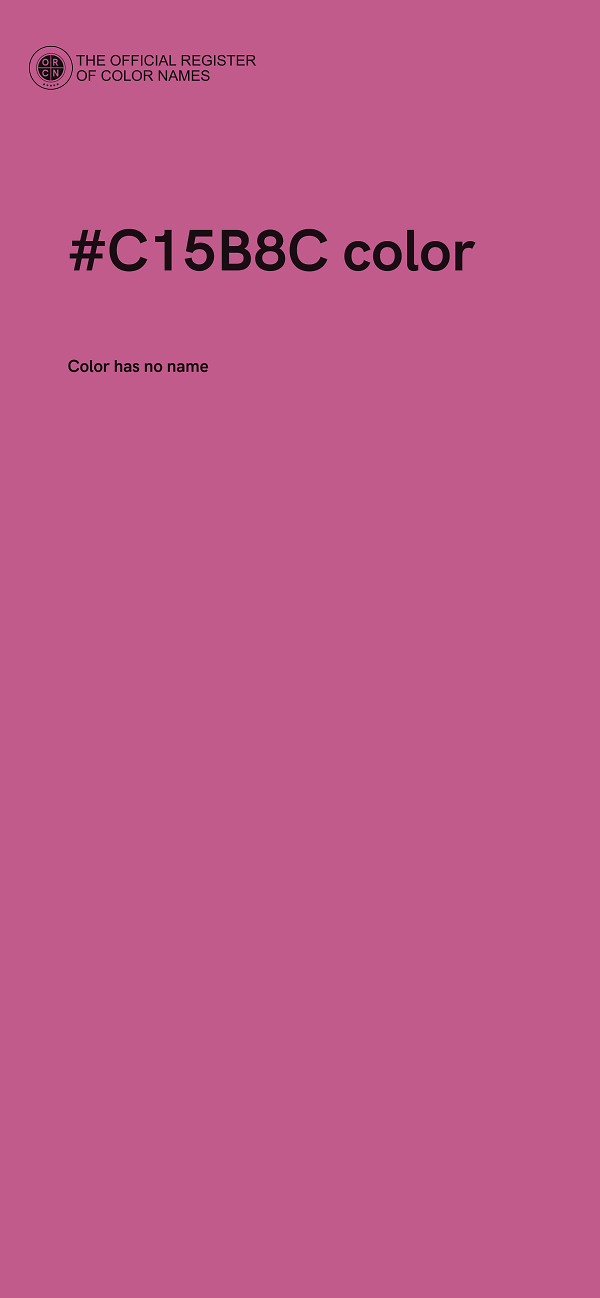 #C15B8C color image