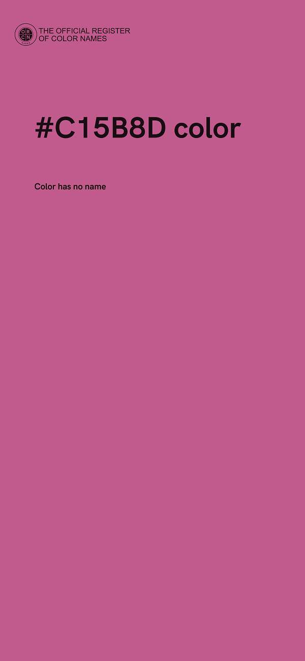 #C15B8D color image