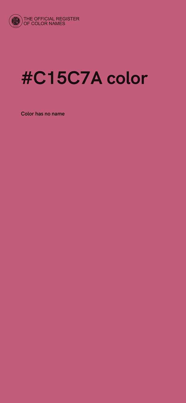 #C15C7A color image
