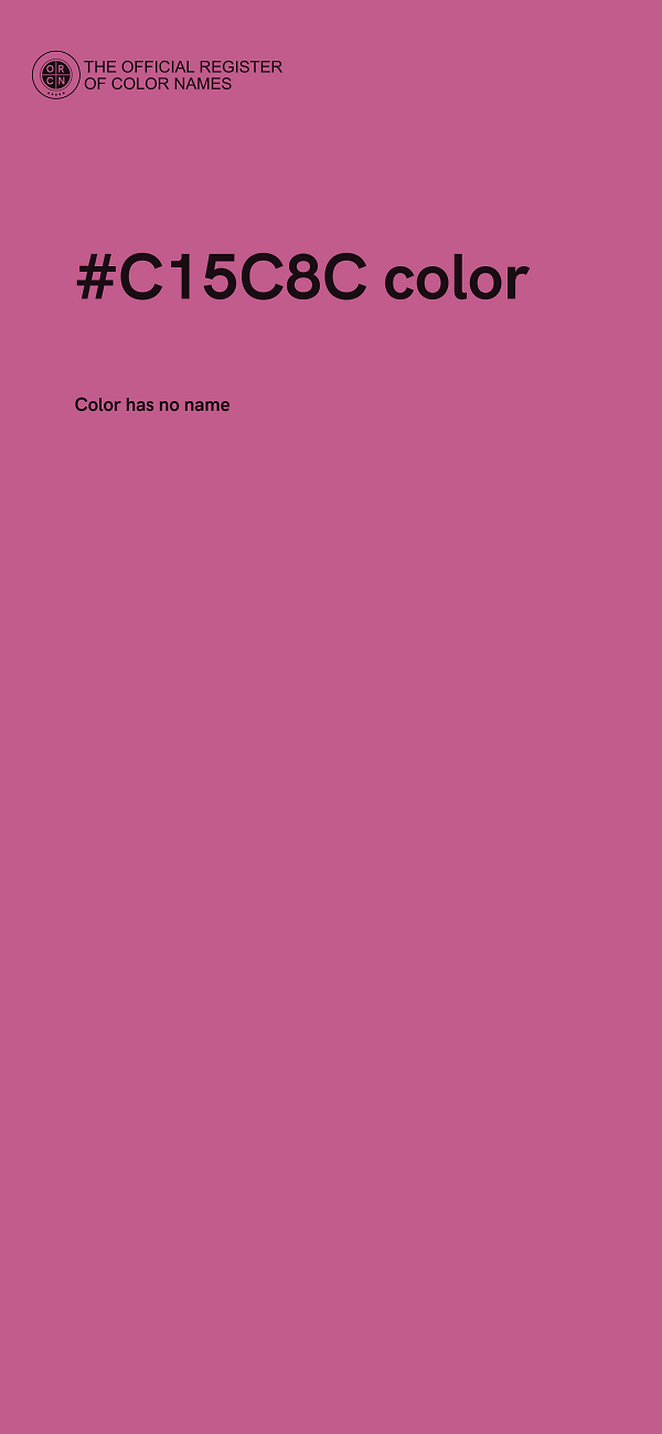 #C15C8C color image