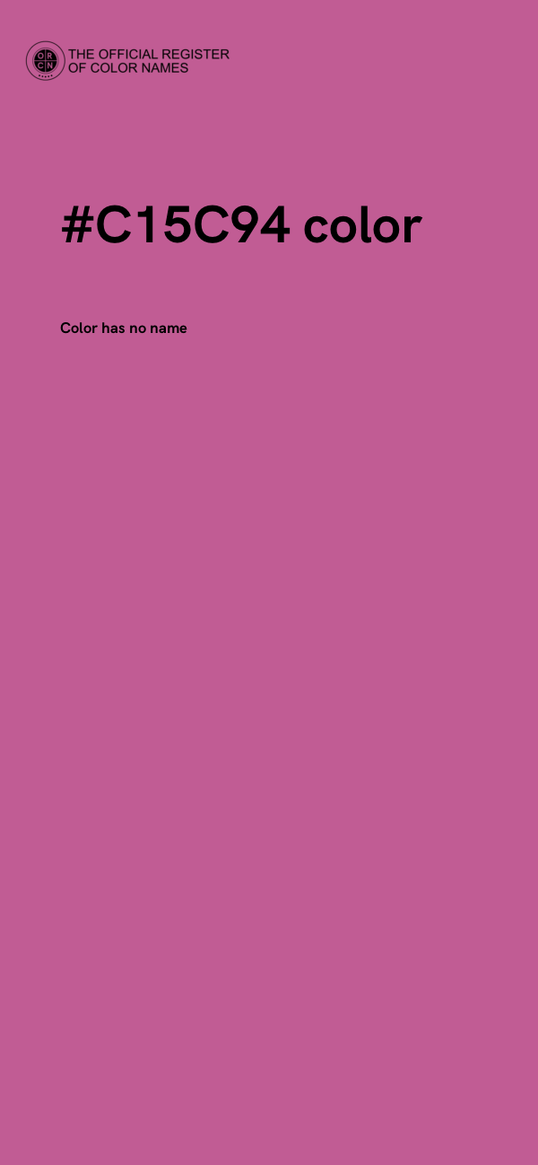 #C15C94 color image