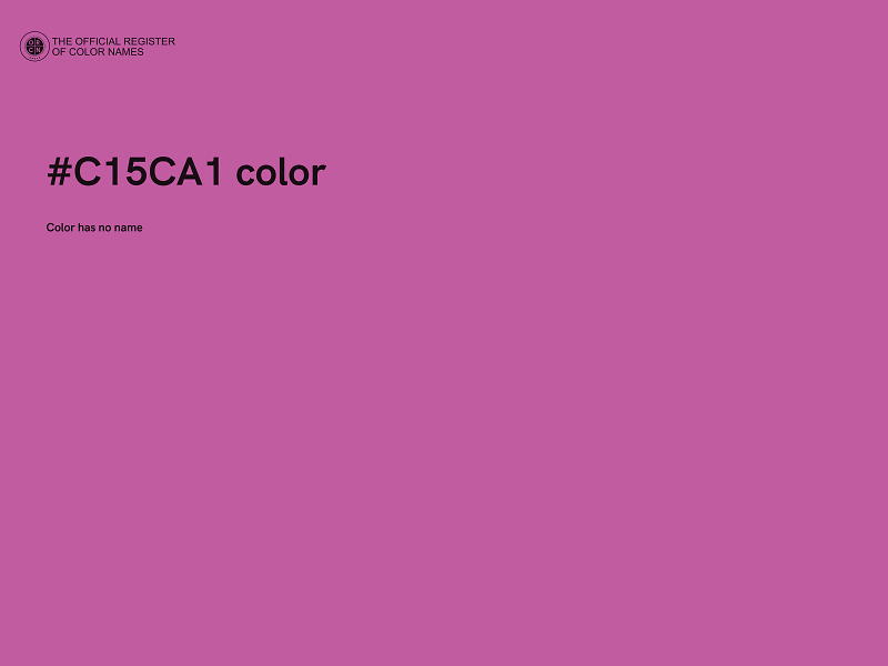 #C15CA1 color image