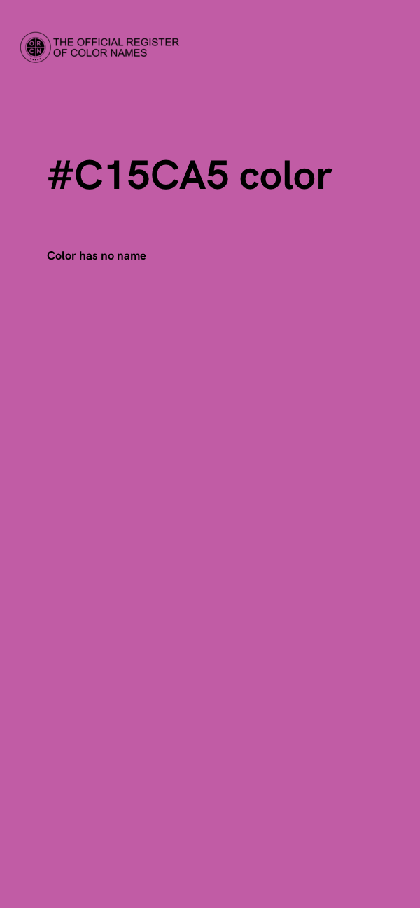 #C15CA5 color image