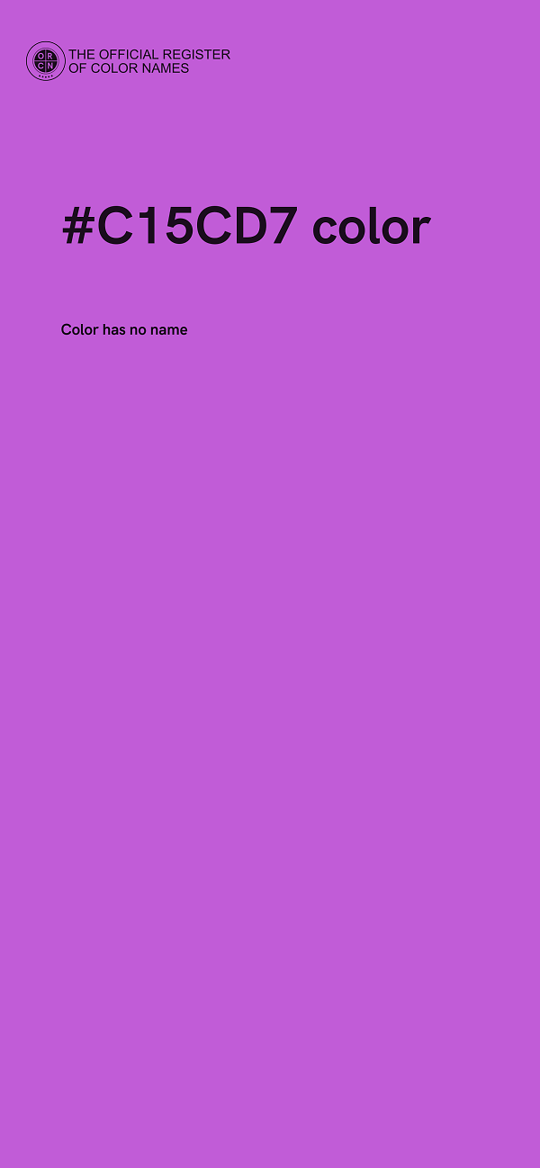#C15CD7 color image