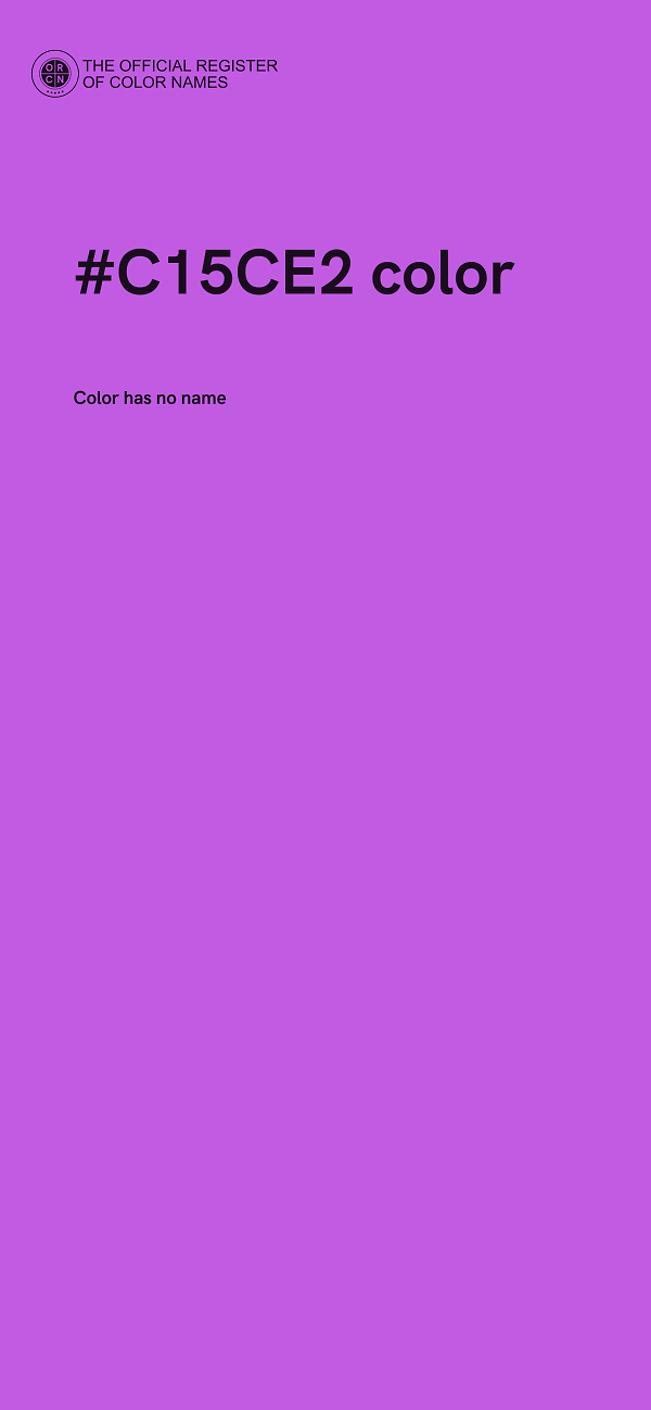 #C15CE2 color image
