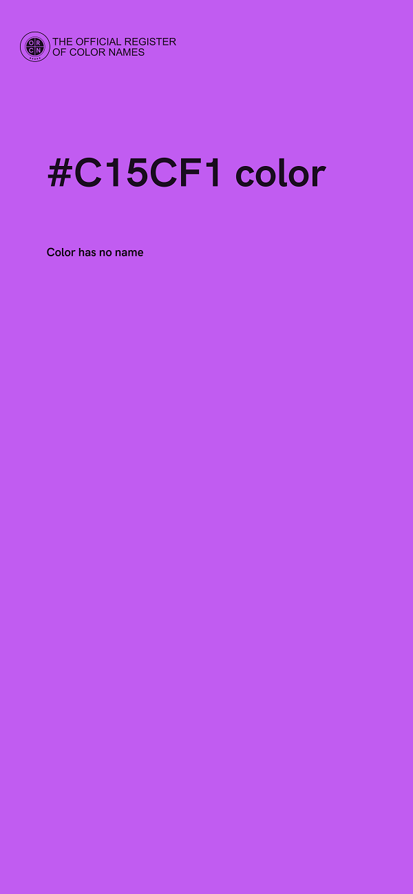 #C15CF1 color image