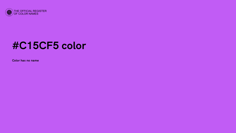 #C15CF5 color image
