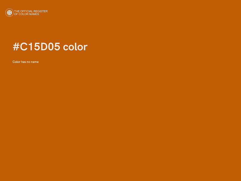 #C15D05 color image