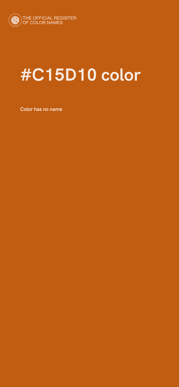#C15D10 color image