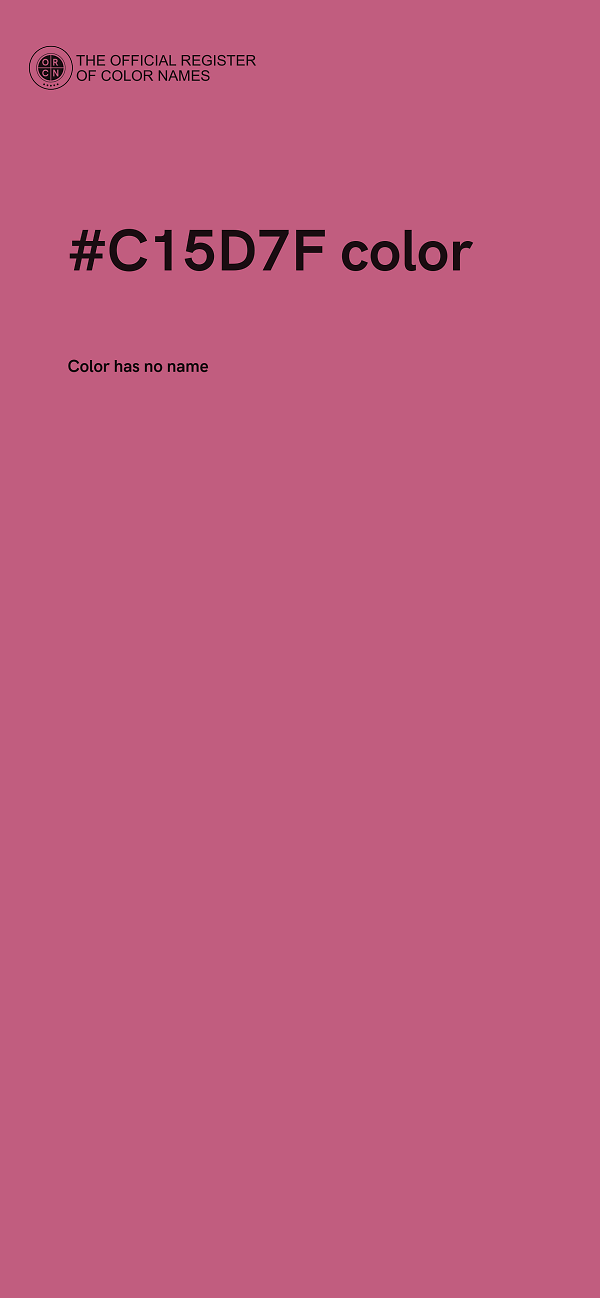 #C15D7F color image