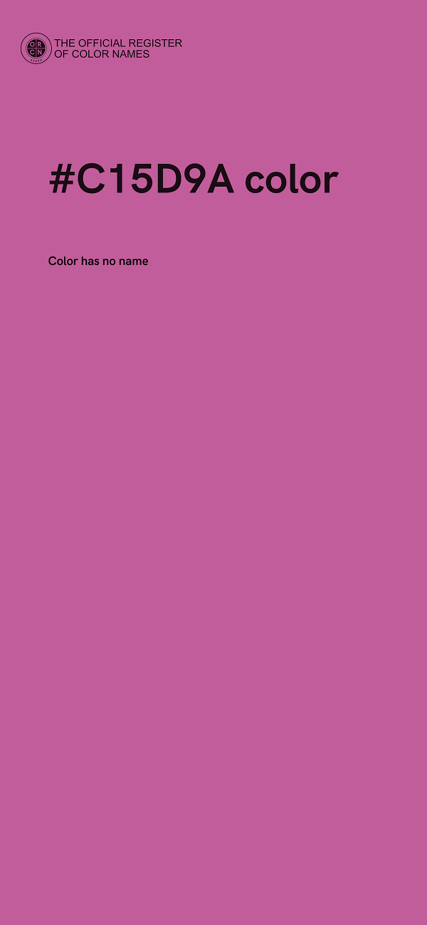 #C15D9A color image