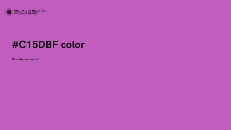 #C15DBF color image