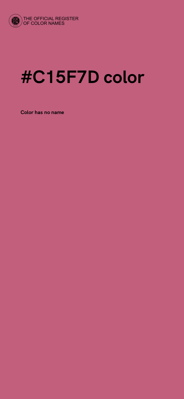 #C15F7D color image