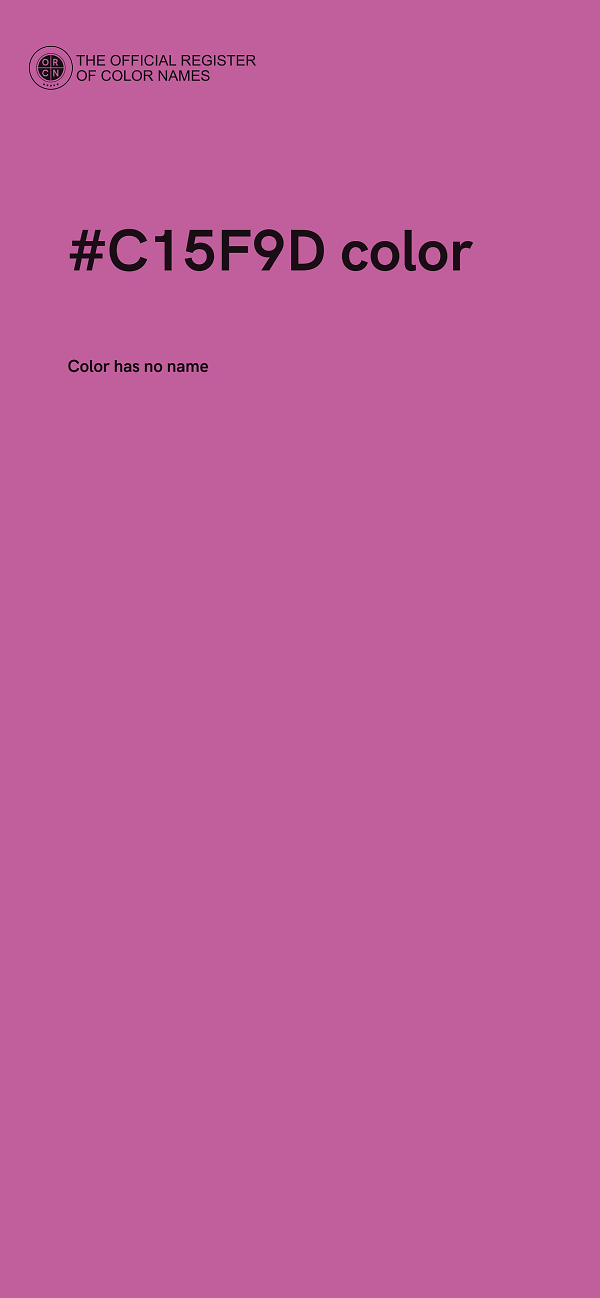 #C15F9D color image