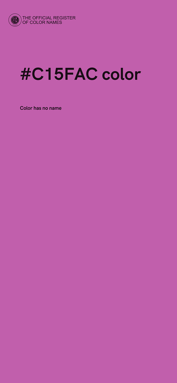 #C15FAC color image
