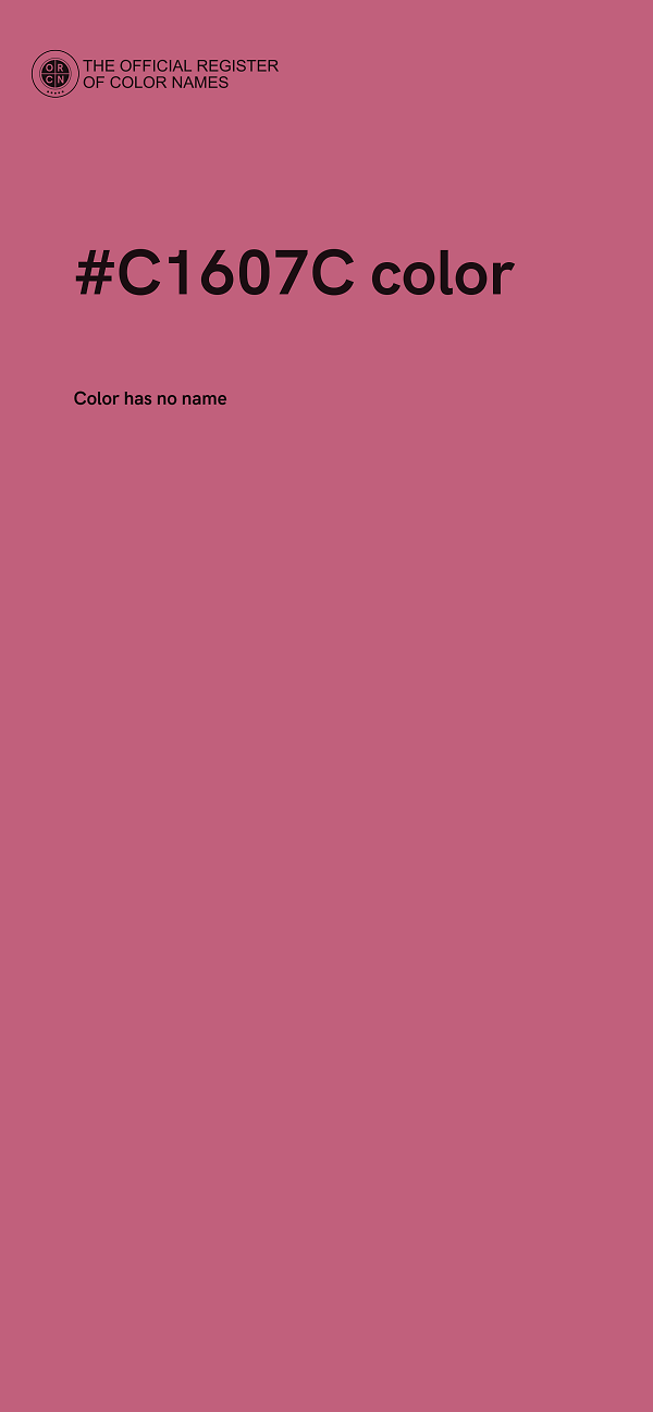 #C1607C color image