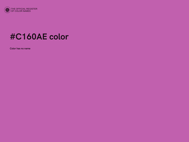 #C160AE color image