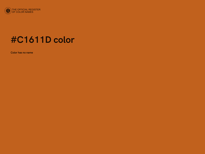 #C1611D color image