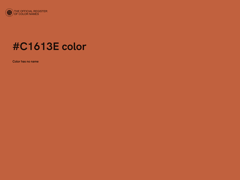 #C1613E color image