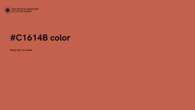#C1614B color image