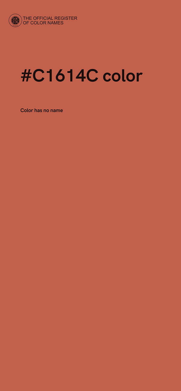 #C1614C color image
