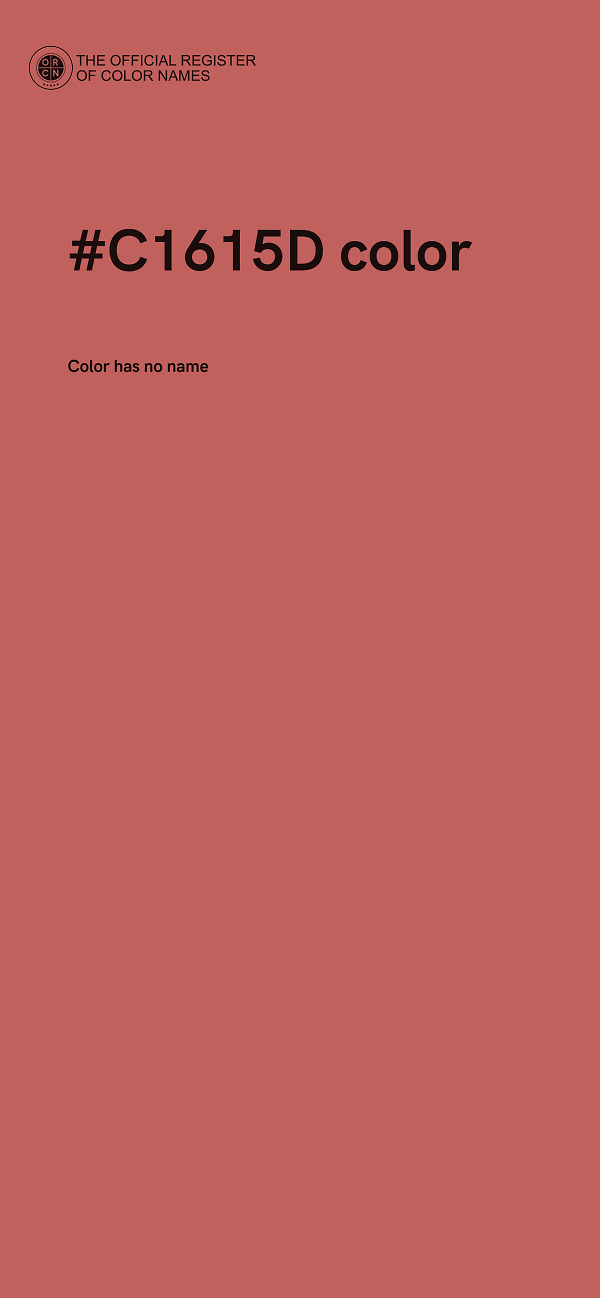 #C1615D color image