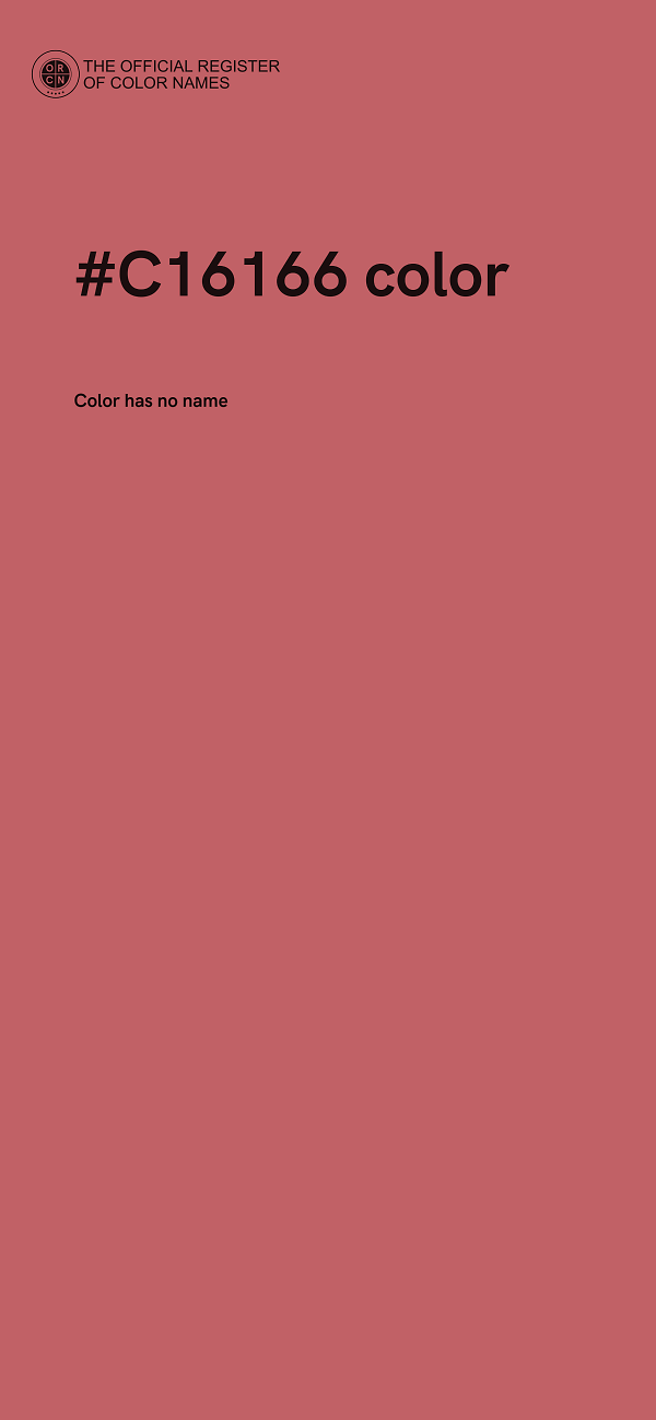 #C16166 color image